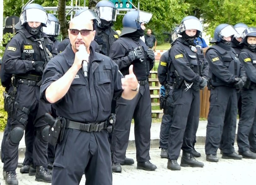 Vorführung bei der Bundespolizeiinspektion Rosenheim